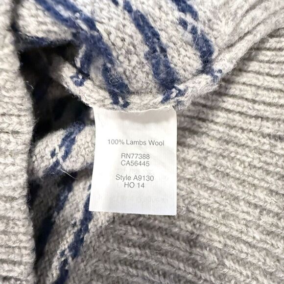 J.crew Lambwool Crewneck Pull On Classic Fit Long Sleeve Sweater Men's Gray XS - Picture 7 of 9